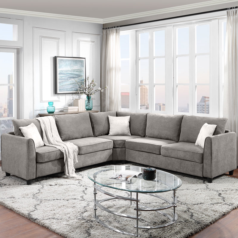Latitude Run® Inamae 100" Wide Symmetrical Corner Sectional Wayfair